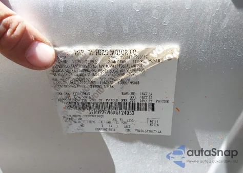 2010 Ford Taurus Sel из США, поврежденный, VIN 1FAHP2EW6AG124053